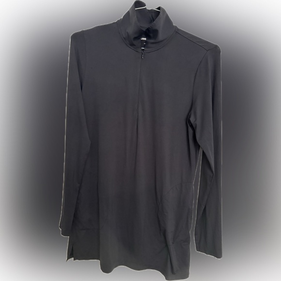 Lands End Medium Quarter Zip Long Sleeve Tunic Rash Guard Cover-up UPF 50, small - Picture 3 of 10